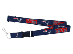 New England Patriots Lanyard Blue