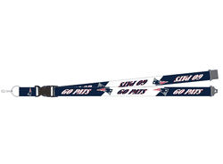 New England Patriots Lanyard Breakaway Style Slogan Design