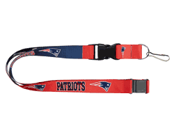 New England Patriots Lanyard Reversible