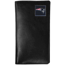 New England Patriots Leather Tall Wallet