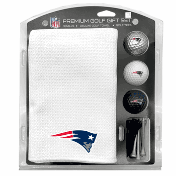 New England Patriots Microfiber Towel Gift Set - 16 x 40 (White)