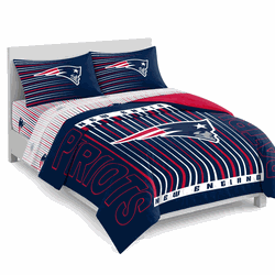 New England Patriots Momentum Bed In A Bag Queen