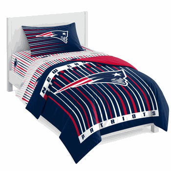 New England Patriots Momentum Bed In A Bag Twin