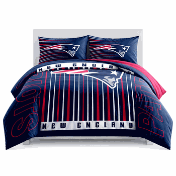 New England Patriots Momentum Bedding Comforter Set F/Q