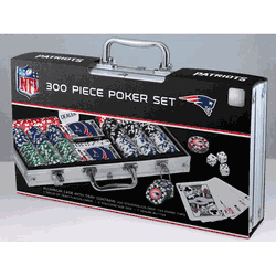 New England Patriots NFL 300pc Poker Set