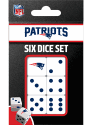 New England Patriots NFL Dice Set