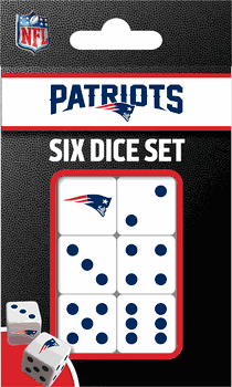 New England Patriots NFL Dice Set