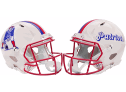 New England Patriots NFL Full Size Replica Speed Football Helmet RETRO
