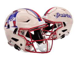 New England Patriots NFL Full Size SPEEDFLEX Authentic Speed Football Helmet RETRO