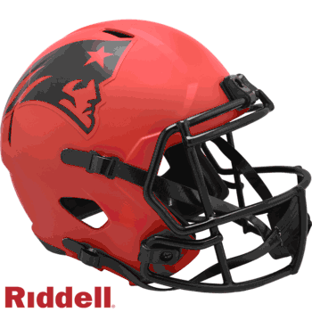 New England Patriots NFL Helmet Riddell Replica Full Size Speed Style Rave Alternate RAVE