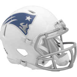 New England Patriots NFL Mini Speed Football Helmet 2025 Rivalries Collection