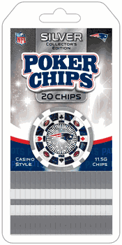 New England Patriots NFL Poker Chips 20pc