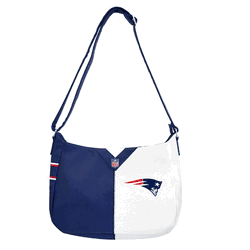 New England Patriots Pebble Split Hobo Shoulder Bag