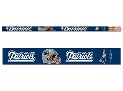 New England Patriots Pencil 6 Pack