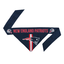New England Patriots Pet Bandana Large