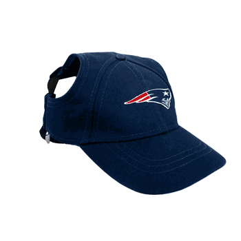 New England Patriots Pet Baseball Hat Medium