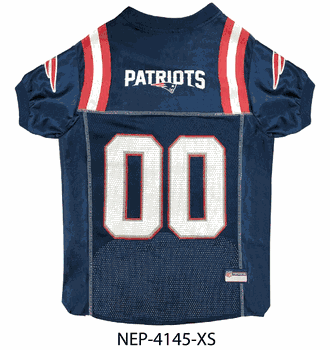 New England Patriots Pet Mesh Jersey X-Small
