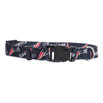 New England Patriots Pet Team Collar Large