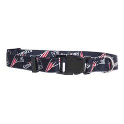 New England Patriots Pet Team Collar Medium