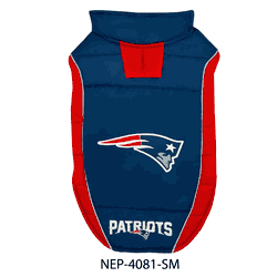 New England Patriots Puffer Vest Small