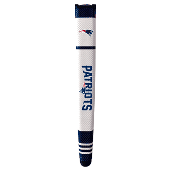 New England Patriots Putter Grip (White with colored stripes)