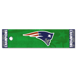 New England Patriots Putting Green Mat - 1.5ft. x 6ft., 2019 Super Bowl LIII Champions