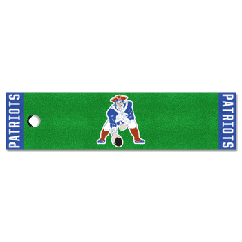 New England Patriots Putting Green Mat - 1.5ft. x 6ft., NFL Vintage