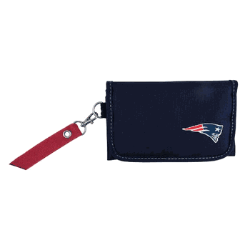 New England Patriots Ribbon Organizer Wallet Dark Red