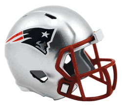 New England Patriots Riddell NFL Speed Pocket Pro Helmet