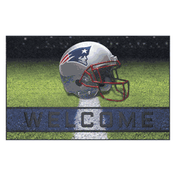 New England Patriots Rubber Door Mat - 18in. x 30in.