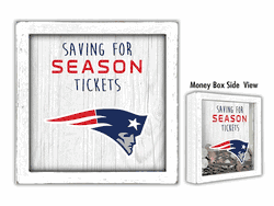 New England Patriots Saving for Tickets Money Box