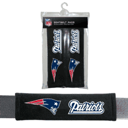 New England Patriots Seat Belt Pad 2 Pack