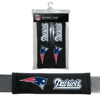 New England Patriots Seat Belt Pad 2 Pack
