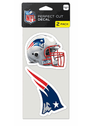 New England Patriots Set of 2 Die Cut Decals