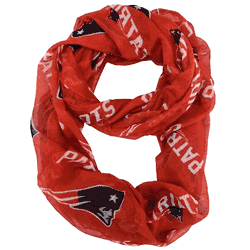 New England Patriots Sheer Infinity Scarf Alternate