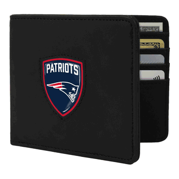 New England Patriots Shield Wallet - Black