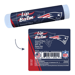 New England Patriots Smooth Mint SPF 15 Lip Balm