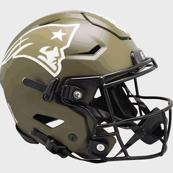 New England Patriots SpeedFlex Full Size Football Helmet SALUTE TO SERVICE