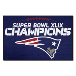 New England Patriots Starter Mat Accent Rug - 19in. x 30in., 2015 Super Bowl XLIX Champions