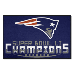New England Patriots Starter Mat Accent Rug - 19in. x 30in., 2017 Super Bowl LI Champions
