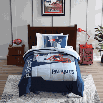 New England Patriots Status Bed In A Bag Twin