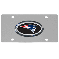 New England Patriots Steel License Plate, Dome