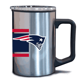 New England Patriots Stripe 15oz Fusion Mug