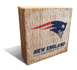New England Patriots Team Logo Block 6X6