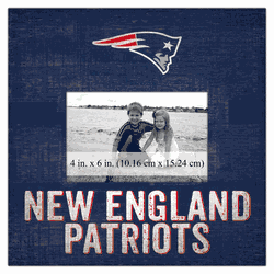 New England Patriots Team Name 10"x10" Picture Frame