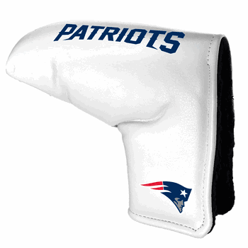 New England Patriots Tour Blade Putter Cover (White)