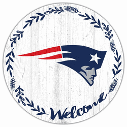 New England Patriots Welcome 12in Circle