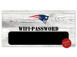 New England Patriots Wifi Password 6x12 Sign