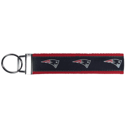 New England Patriots Woven Wristlet Key Chain