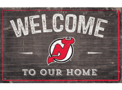 New Jersey Devils 11x19 Welcome to our Home Sign